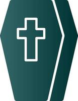 Coffin Vector Icon Design