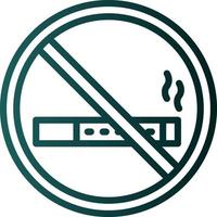 No Smoking Vector Icon Design