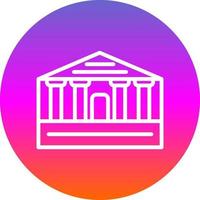 Parthenon Vector Icon Design