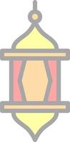 Arabian Lantern Vector Icon Design