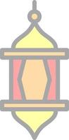 Arabian Lantern Vector Icon Design