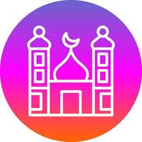 Small Mosque Vector Icon Design