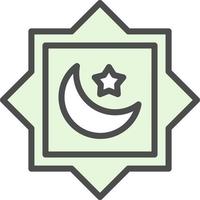 Rub El Hizb Vector Icon Design