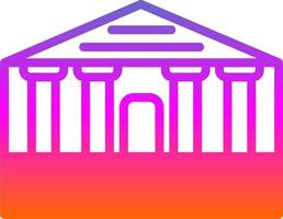 Parthenon Vector Icon Design