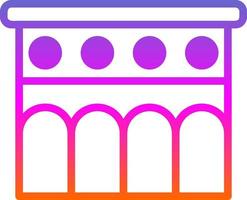 Aqueduct Vector Icon Design
