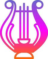 Lyre Vector Icon Design