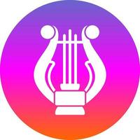 Lyre Vector Icon Design