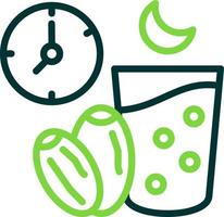 Ramadan Fasting Vector Icon Design
