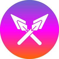 Spears Vector Icon Design