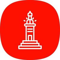 Lighthouse Of Alexandria Vector Icon Design