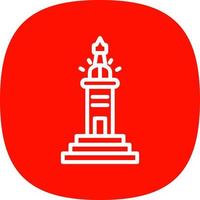 Lighthouse Of Alexandria Vector Icon Design