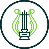 Lyre Vector Icon Design
