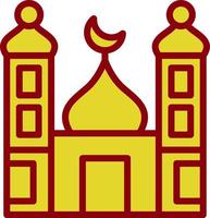 Small Mosque Vector Icon Design