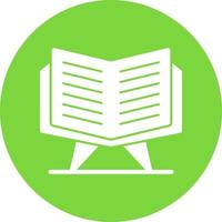 Open Quran Vector Icon Design