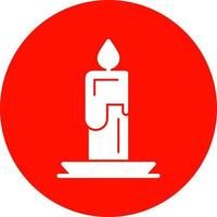 Candle Vector Icon Design