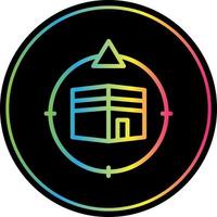 Qibla Direction Vector Icon Design