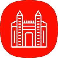 Ishtar Gate Vector Icon Design