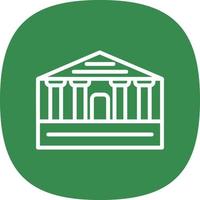 Parthenon Vector Icon Design