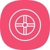 Wheel Vector Icon Design