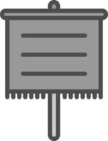 Vexillum Vector Icon Design