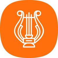 Lyre Vector Icon Design