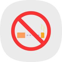 No Smoking Vector Icon Design