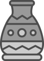 Amphora Vector Icon Design