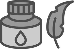 diseño de icono de vector de tinta