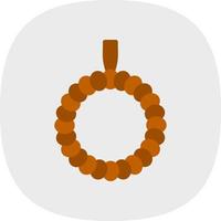 Praying Beads Vector Icon Design