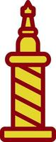 Trajans Column Vector Icon Design