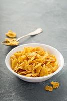 Cornflake cereals in a bowl photo