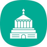Halicarnassus Mausoleum Vector Icon Design