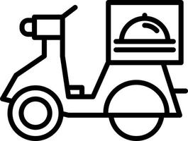 Food Delivery Vector Icon Design