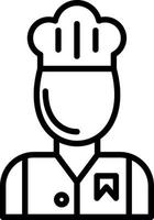 diseño de icono de vector de chef