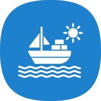 diseño de icono de vector de barco