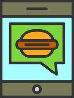 Food App Vector Icon Design