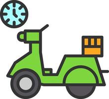 Delivery Time Vector Icon Design