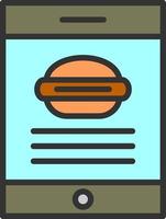 Online Order Vector Icon Design