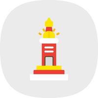 diseño de icono de vector de faro de alejandría