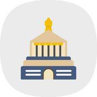 Halicarnassus Mausoleum Vector Icon Design