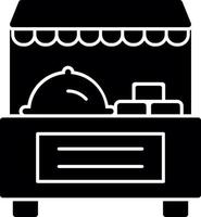 Food Stand Vector Icon Design