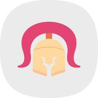 Roman Helmet Vector Icon Design