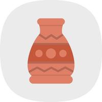 Amphora Vector Icon Design