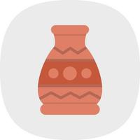 Amphora Vector Icon Design