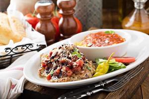 Bruschetta chicken with rice photo