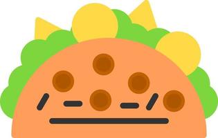 diseño de icono de vector de taco