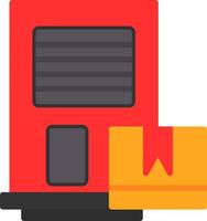 Door Delivery Vector Icon Design