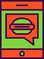 Food App Vector Icon Design