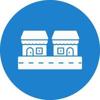 Street Market Vector Icon Design