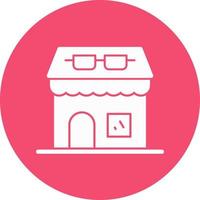 diseño de icono de vector de tienda óptica